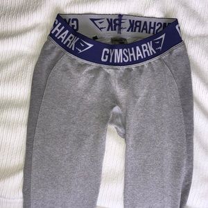 Light Grey & Purple Gymshark Flex Leggings